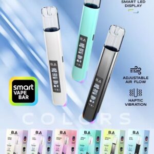 B.A電子煙主機 一代通用主機/ 高級版本 LED 顯示螢幕、兒童安全鎖、RGB 動態燈